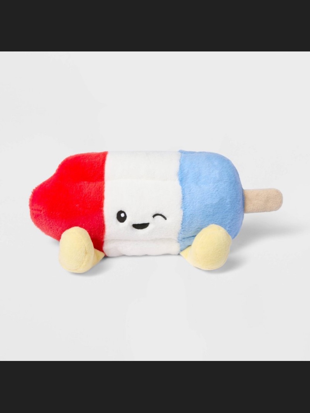 Gigglescape Popsicle Plush- Red, White, Blue, Yellow 4th of July Edition